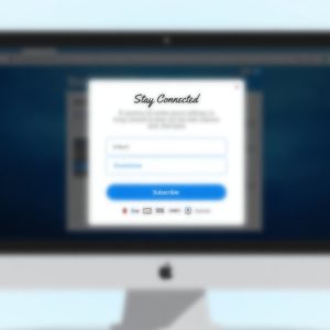 Customizable Newsletter Signup Pop-up Script with API Integration (HTML, JS, CSS)